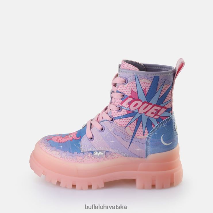 ljubičasta ljubav Buffalo aspha lace up hi gležnjača vegan |čizme TDD6T437