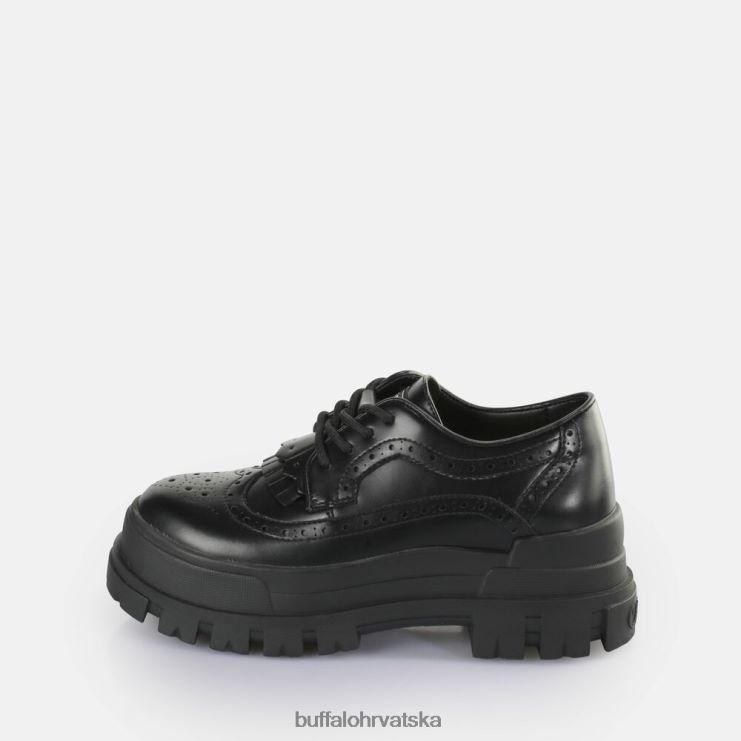 crno Buffalo aspha brogue natikače veganske |mokasinke TDD6T160