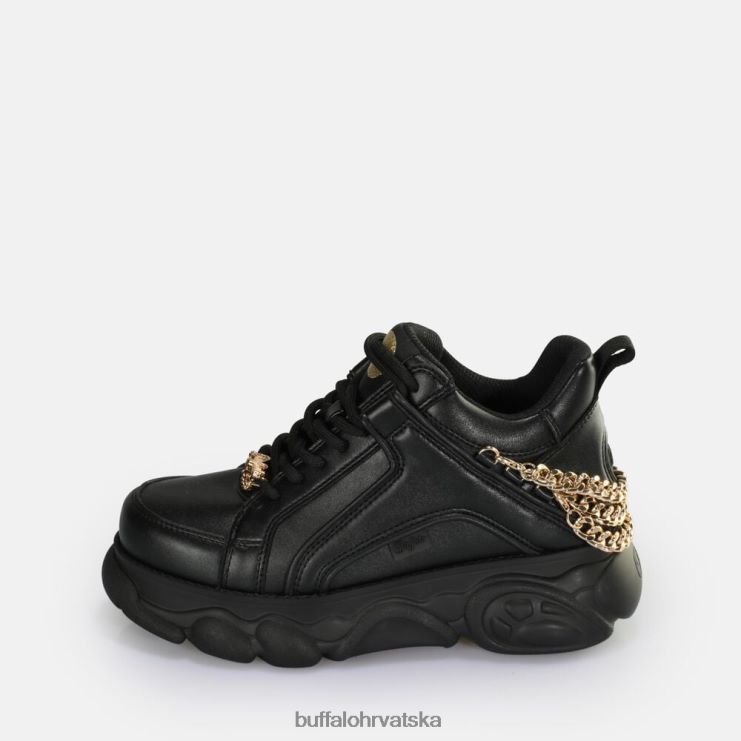 crno zlato Buffalo cld corin chain 2.0 tenisice niske veganske |tenisice TDD6T591