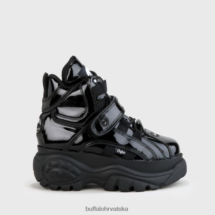 noir Buffalo klasični visoki cuir |tenisice TDD6T911