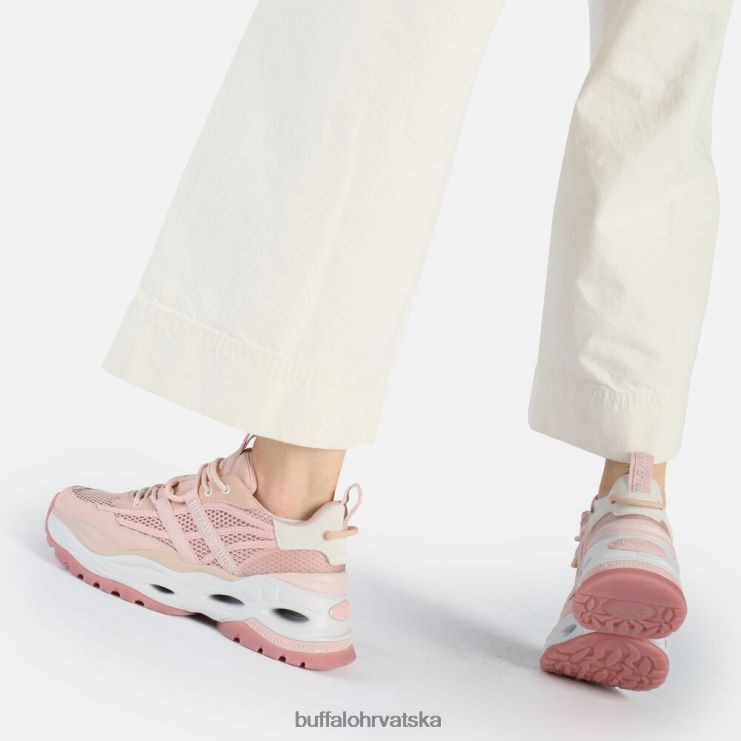 svijetloružičasta Buffalo triplet nrg tenisica low vegan |tenisice TDD6T654