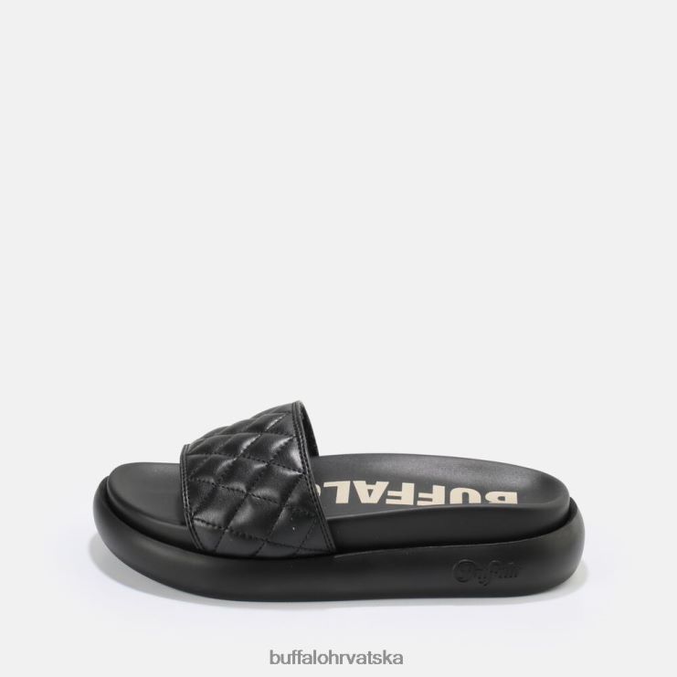 crno Buffalo rey poplun slide vegan |slajdova TDD6T831
