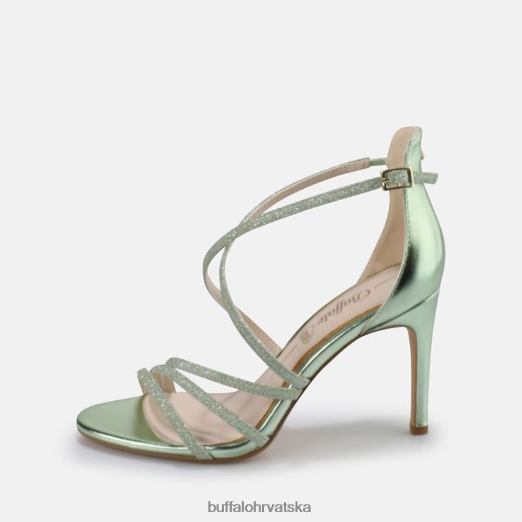 zelena Buffalo makai 2 veganska sandala s petom |sandale TDD6T494